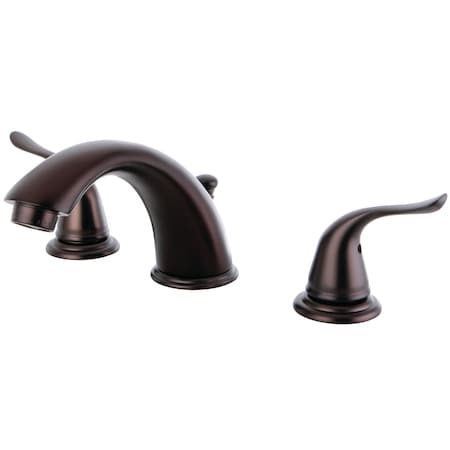 Kingston Brass 8" Widespread Bathroom Faucet, Oil Rubbed Bronze KB2965YL